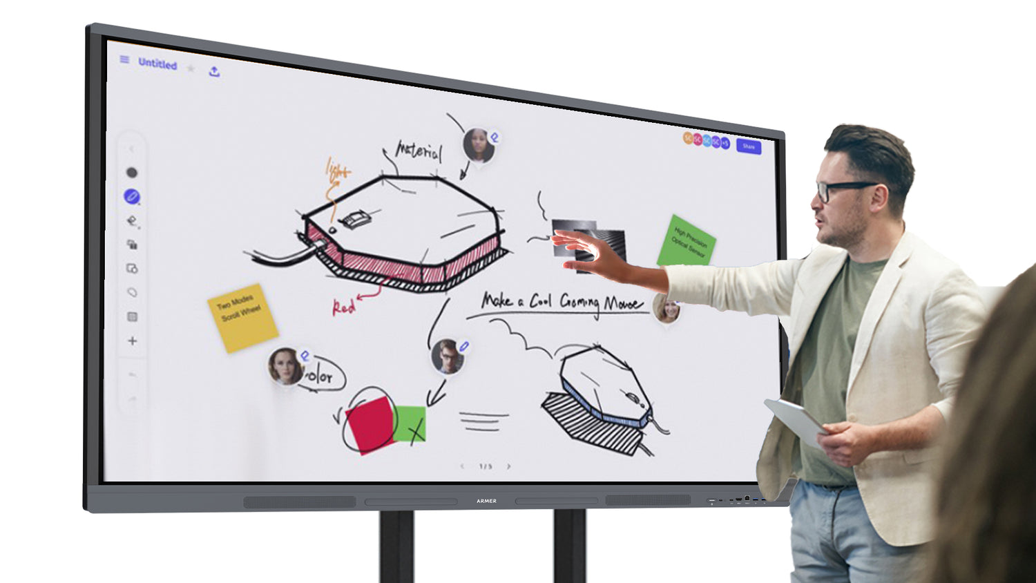 Best Solution for Smart Whiteboard in the Field of Design and Art