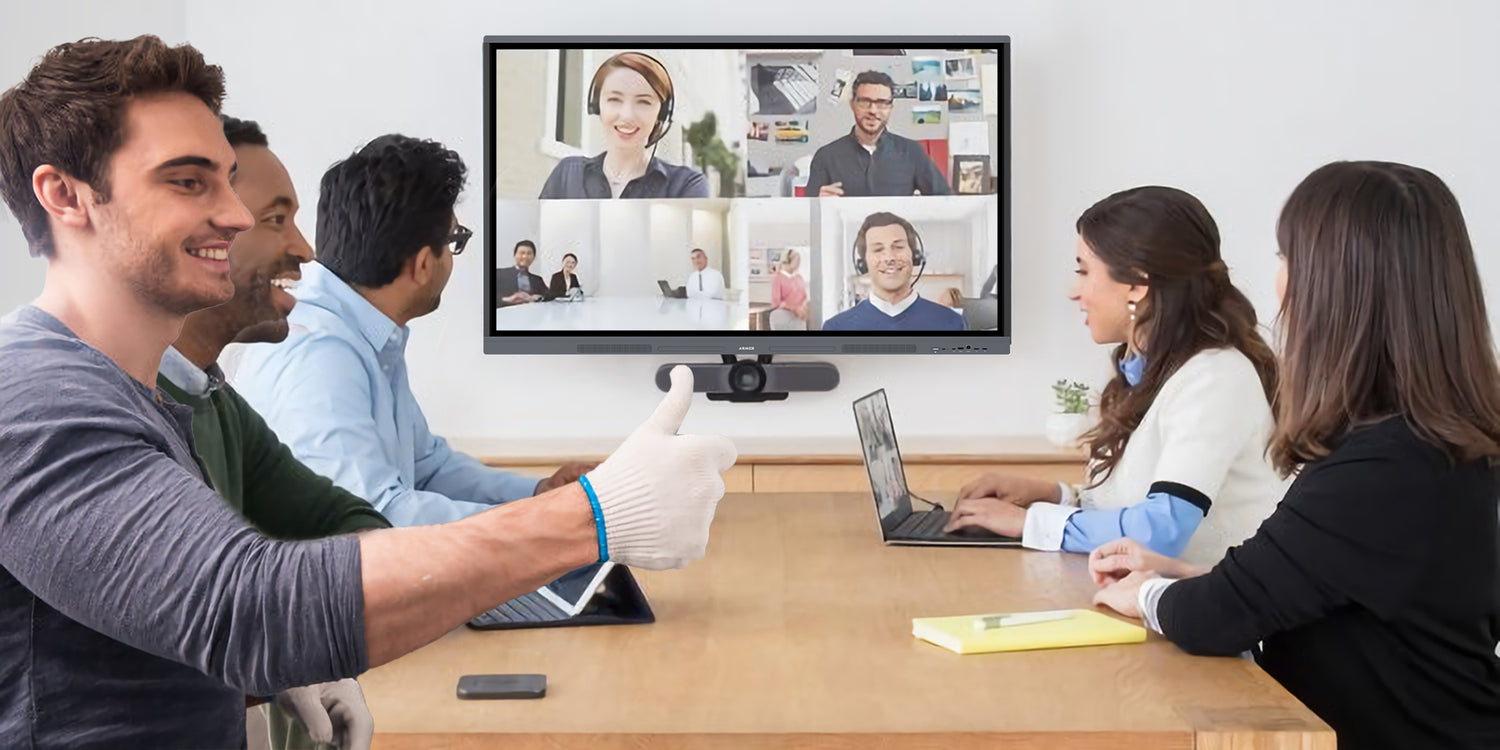 How should the office hold remote meetings