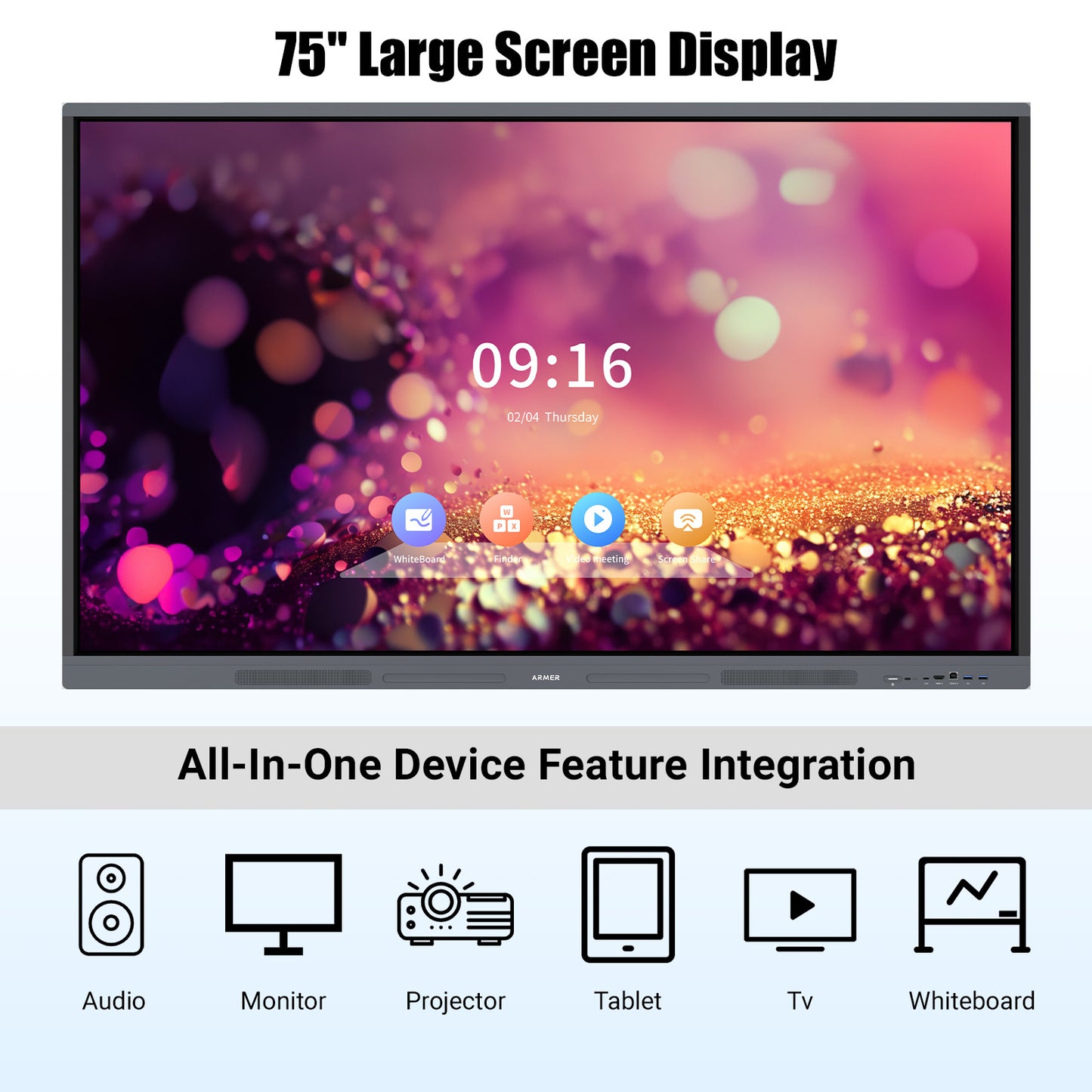 Armer Board Grand 75 inch