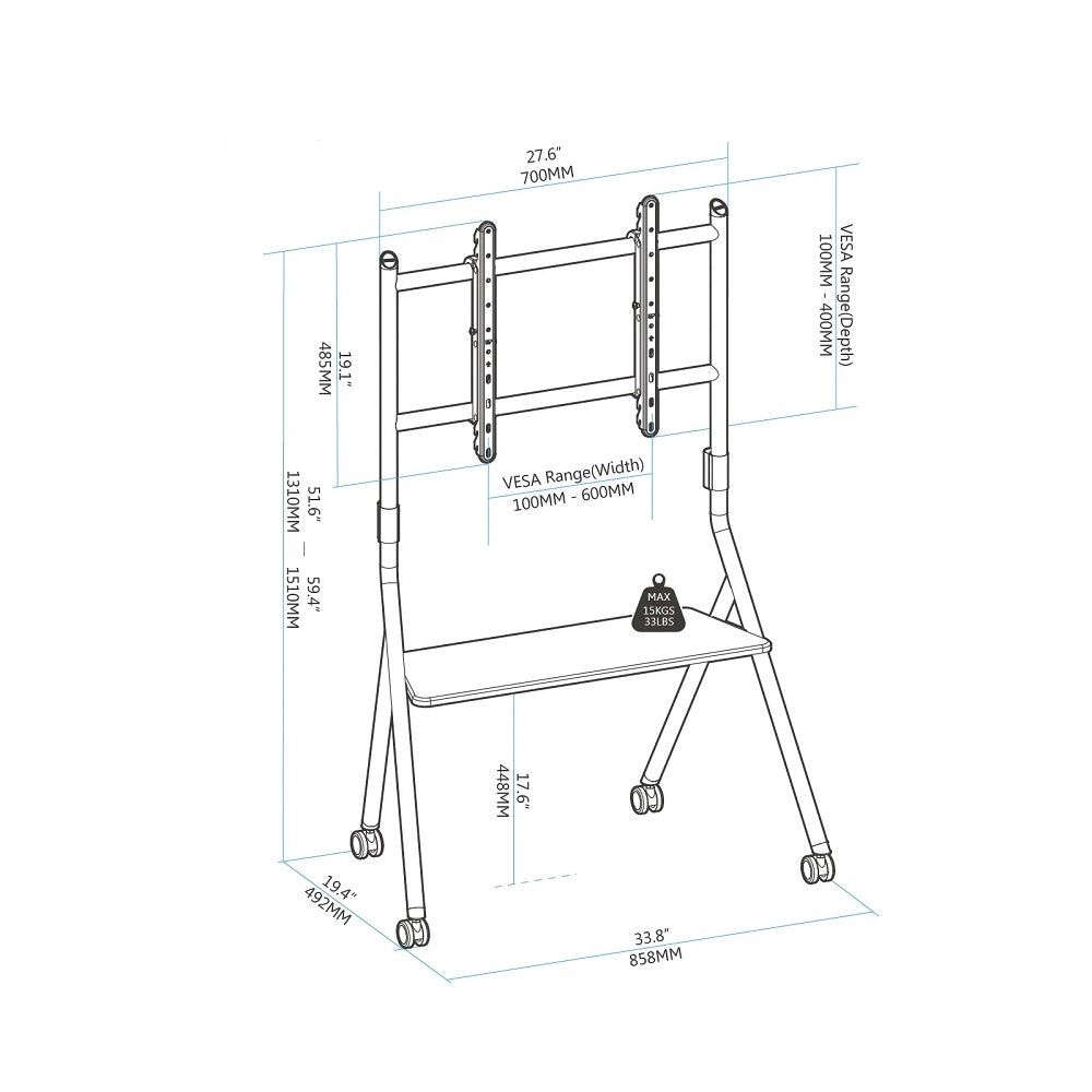 Armer Board Vista 55 " ,Get a Free Mobile Stand