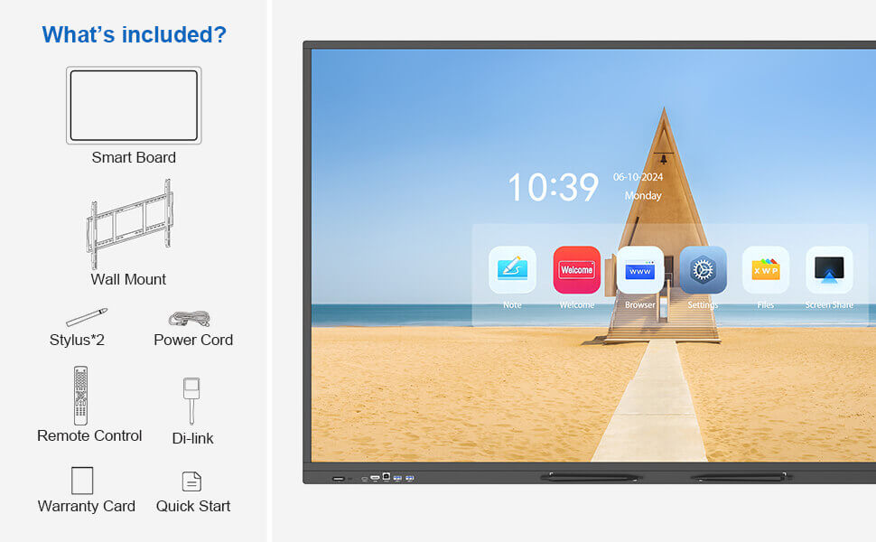 Armer Board Vista 55 " ,Get a Free Mobile Stand