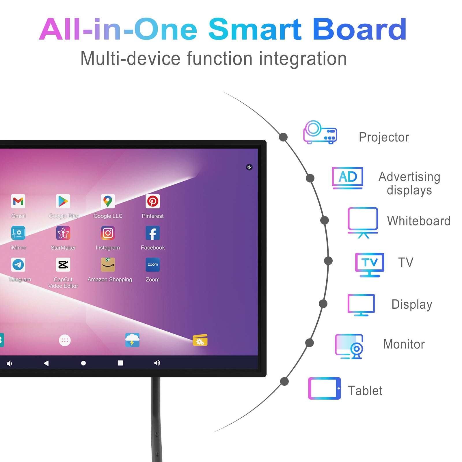 Armerboard Digital Stream Live Smart Board E1 43”